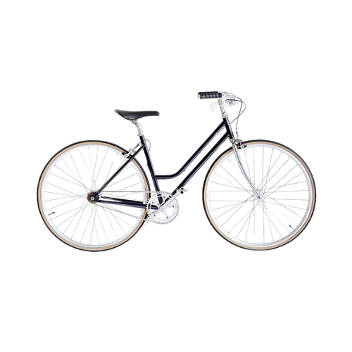 2-Speed Cadre Paris Jitensha Chrome Taille M (Sur commande)