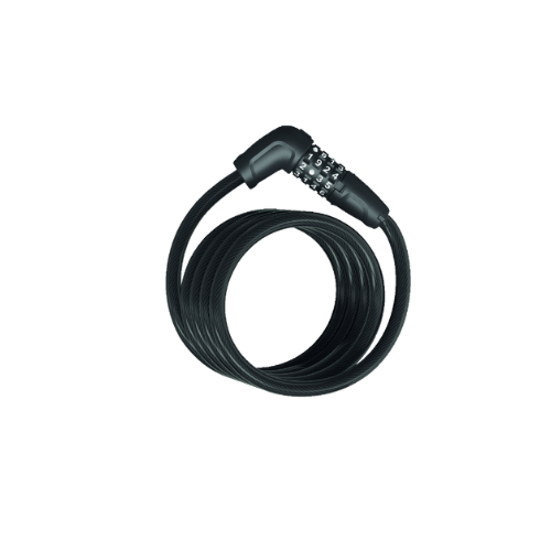 Antivol à câble en spirale 5510C/180 noir sans support ABUS